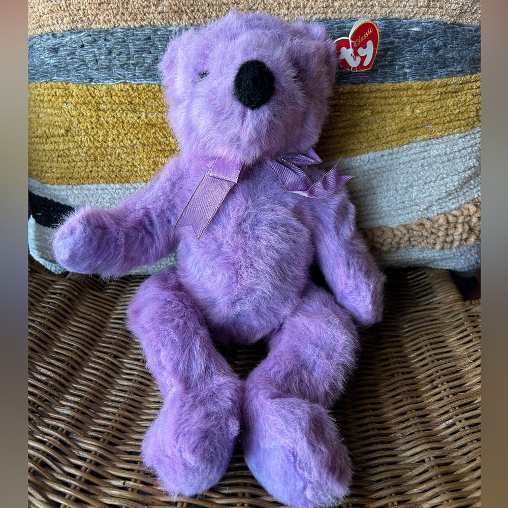 2/$30⚡️- TOY | Ty Beanie Baby Classic Lilacbeary bear